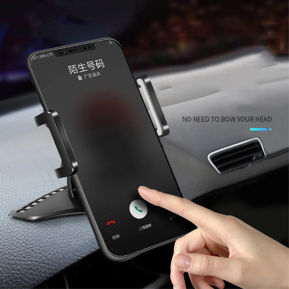 3 in 1 Car GPS Smartphone Holder: Dashboard / Visor Clamp   AC Grid Clip for ZTE Small Fresh 5 - Black