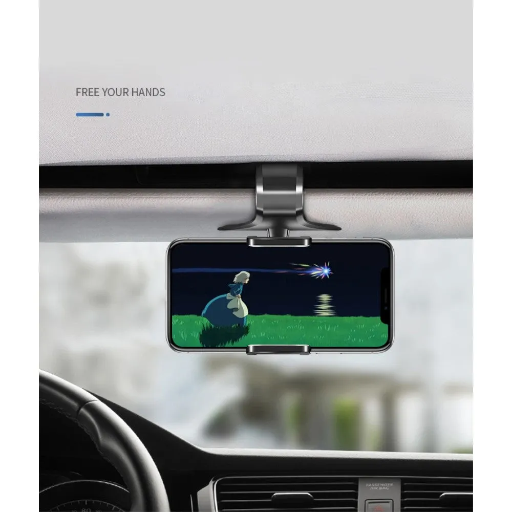 3 in 1 Car GPS Smartphone Holder: Dashboard / Visor Clamp   AC Grid Clip for ZTE Small Fresh 5 - Black