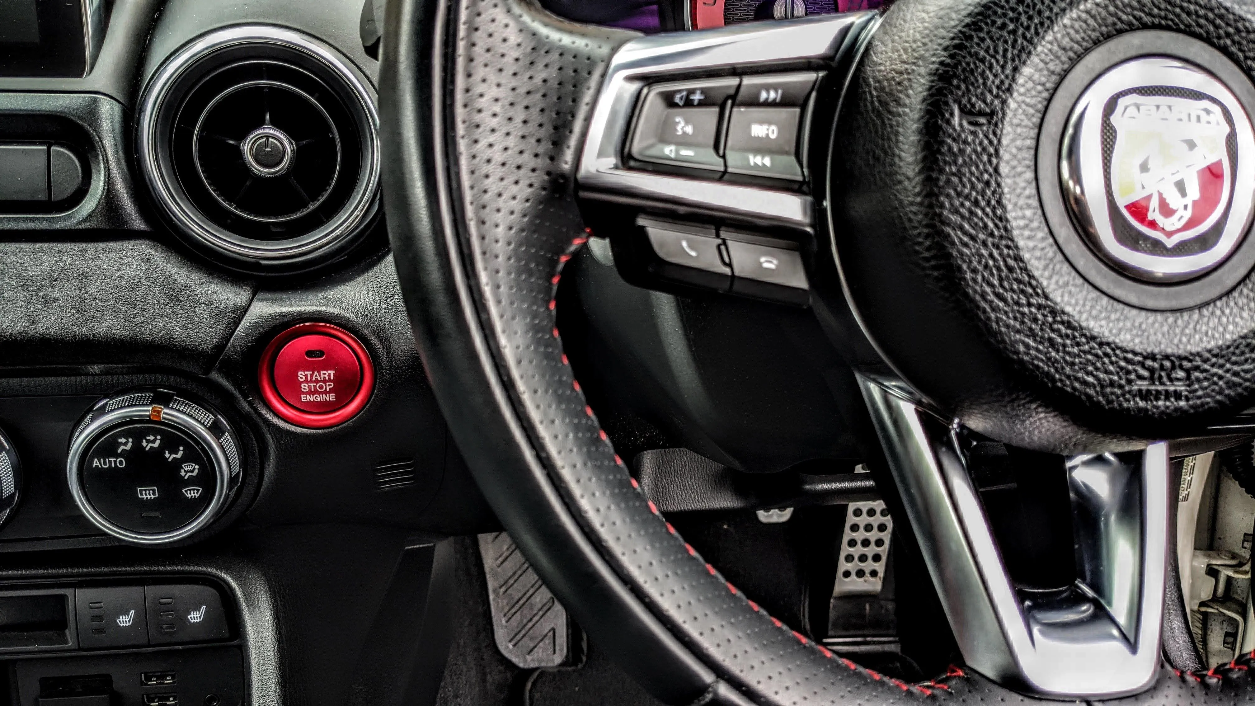 Abarth 124 Spider Stop / Start Button Surround