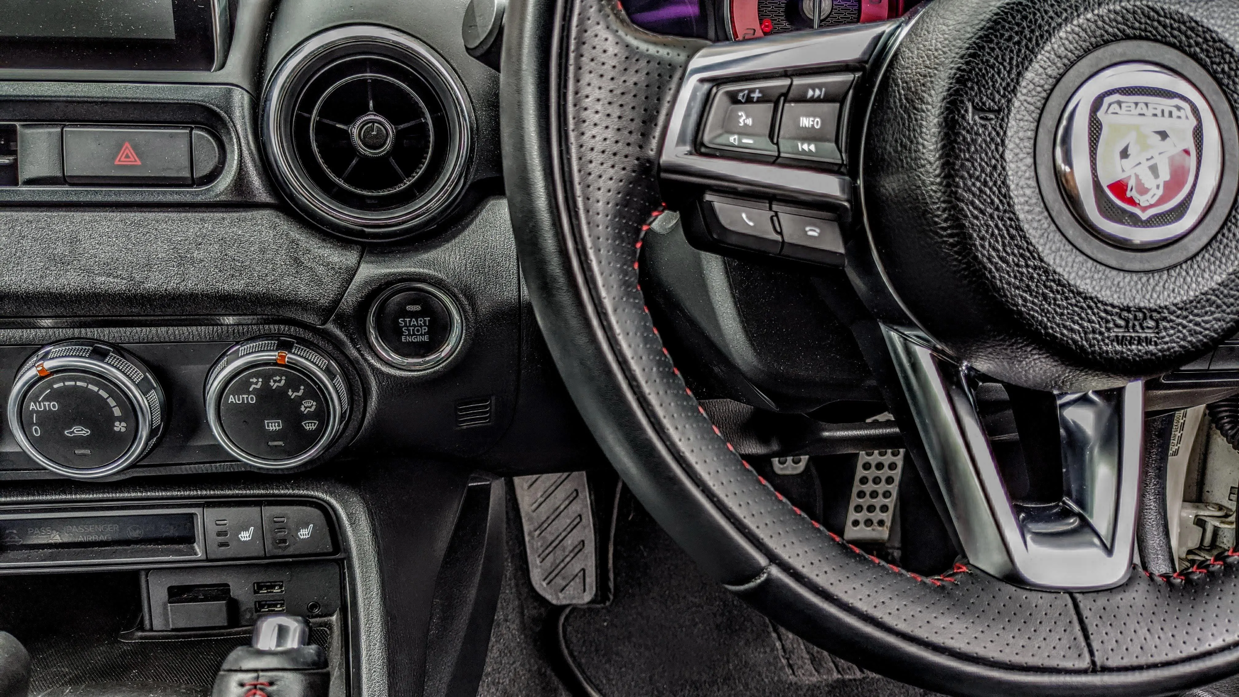 Abarth 124 Spider Stop / Start Button Surround