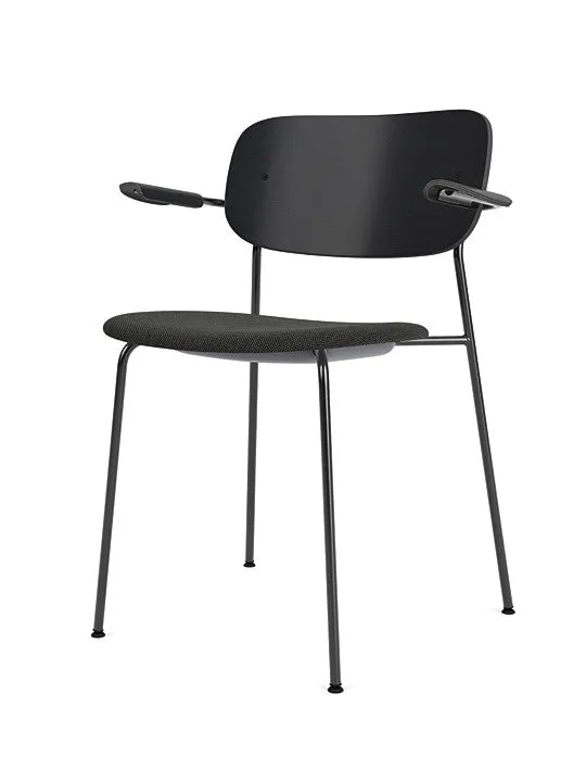 Co Dining Chair with Armrest - UPHOLSTERED SEAT