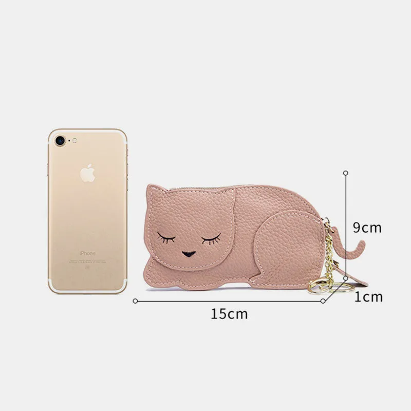 Cute Cat Slim Coin Purse