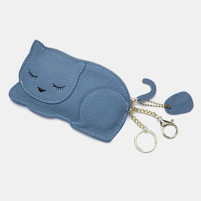 Cute Cat Slim Coin Purse