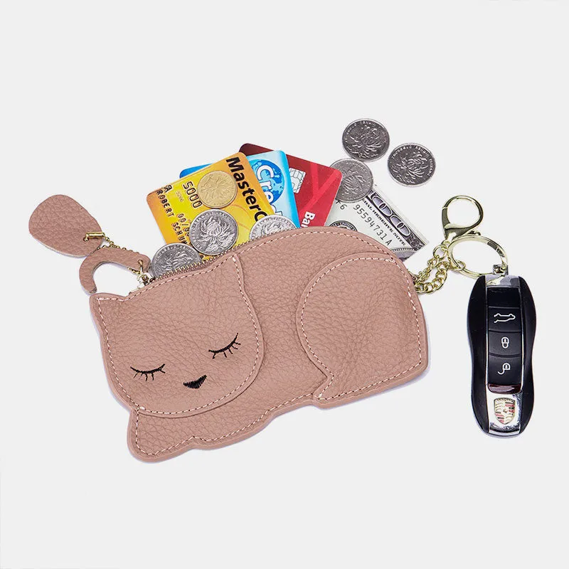 Cute Cat Slim Coin Purse