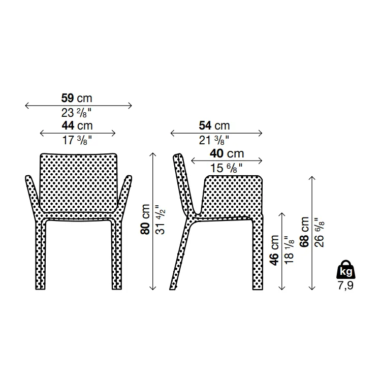 JOKO Chair with Armrests