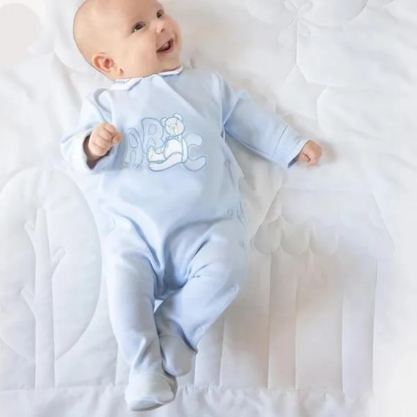 Jumpsuit with ABC and Bear detail