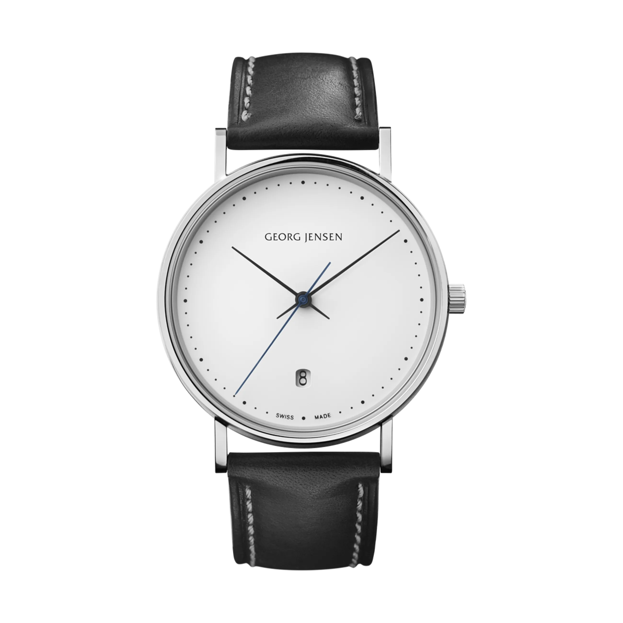 Koppel Quartz Gents Watch, 38mm - White/Black - 10019585