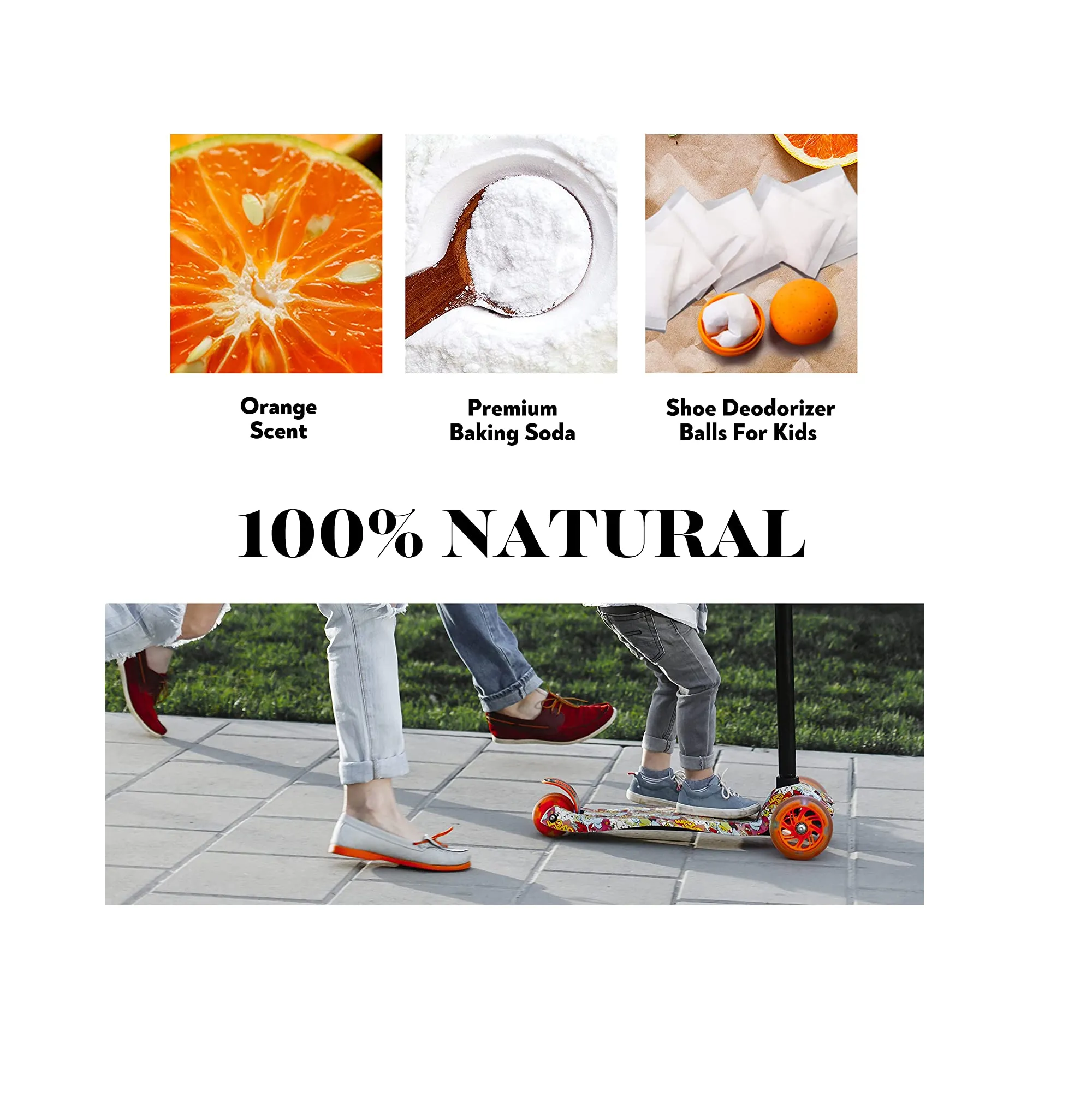 Natural Shoe Deodorizer Balls for Sneaker 12 Pack Baking Soda Ball 6 Deodorizer