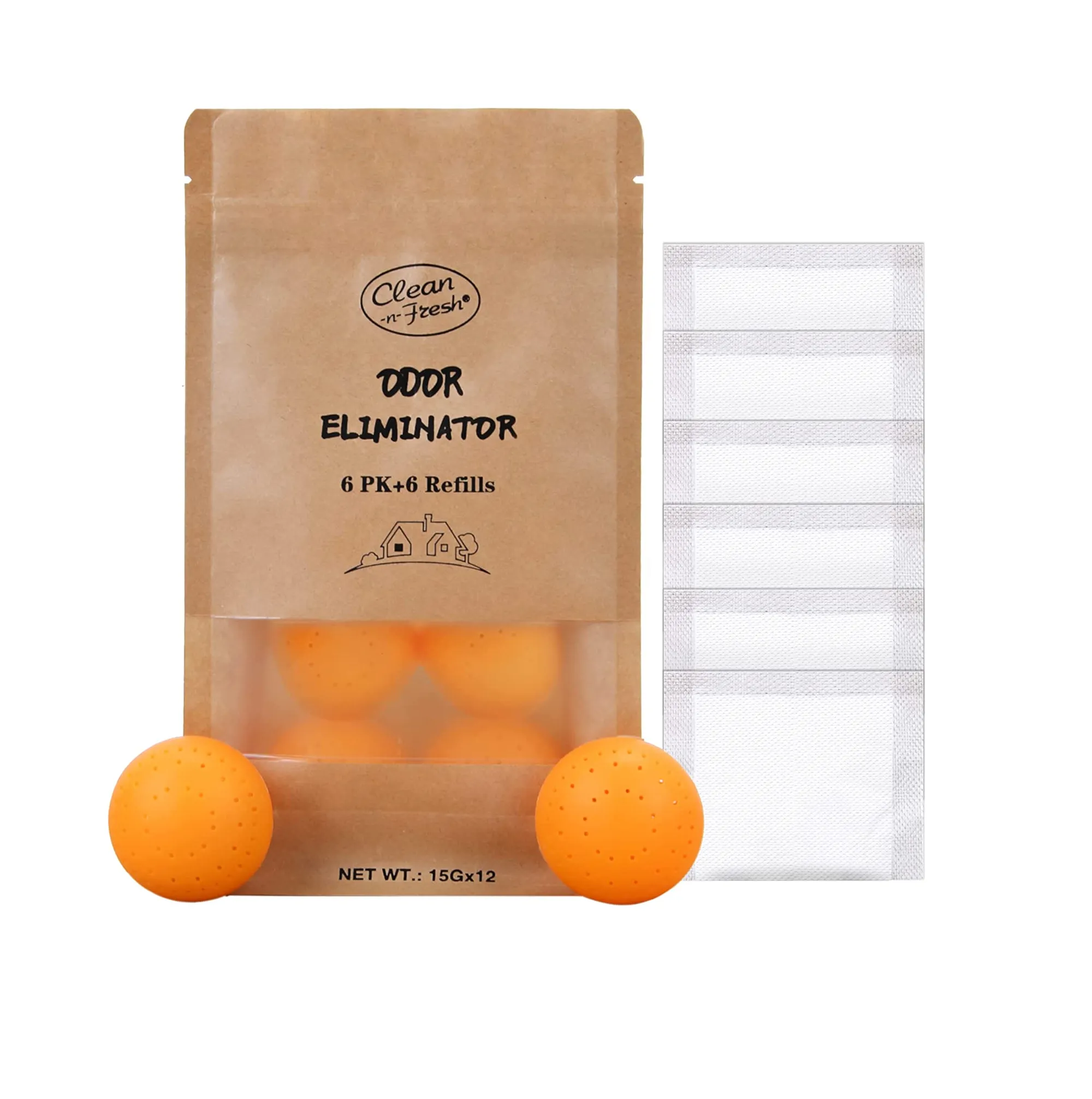 Natural Shoe Deodorizer Balls for Sneaker 12 Pack Baking Soda Ball 6 Deodorizer