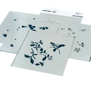 PINKFRESH STUDIO: Be Strong | Layered Stencils