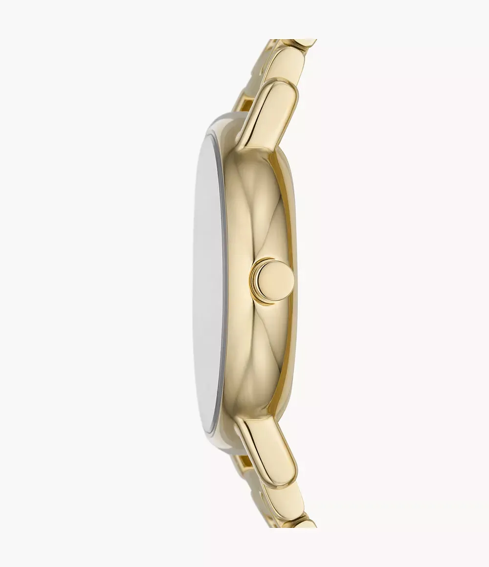 Signatur Lille Two Hand Stainless Steel Bracelet Watch - Gold - SKW3124