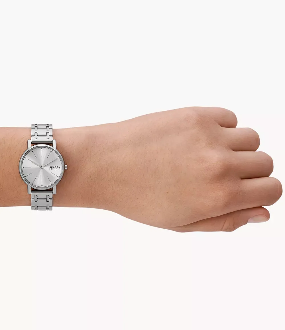 Signatur Lille Two-Hand Stainless Steel Bracelet Watch - Silver - SKW3123