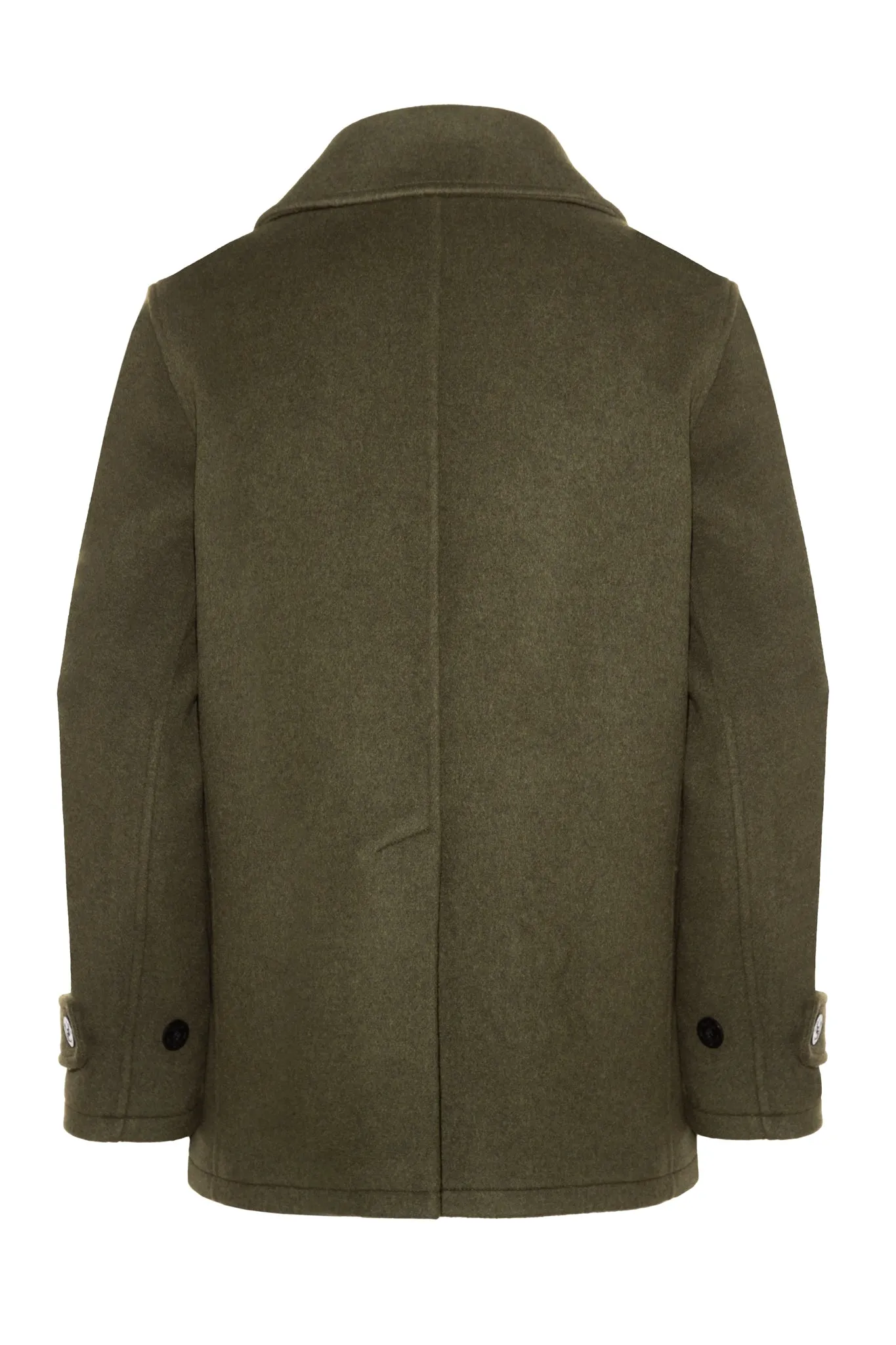 Teddy-Peacoat für Herren - Olive