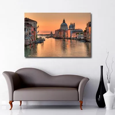 Venice Grande Canal at Sunset - Venice Canvas